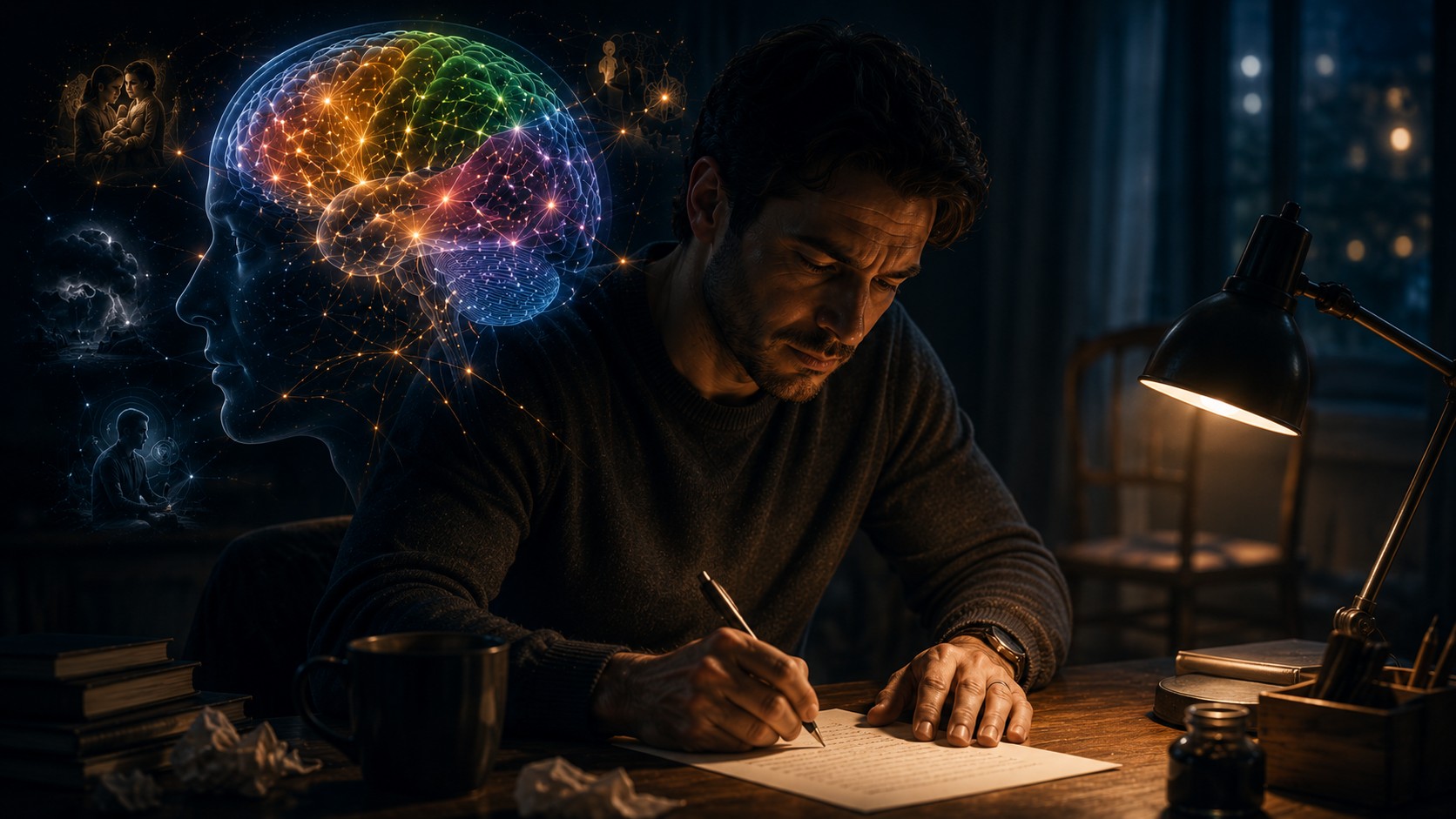 Why Can We Write Things We Could Never Say Out Loud?
